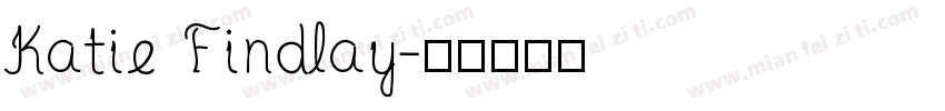 Katie Findlay字体转换